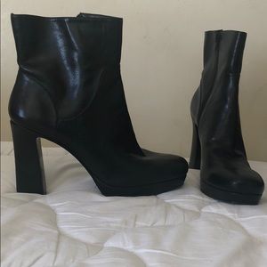 Black booties from Nine West
